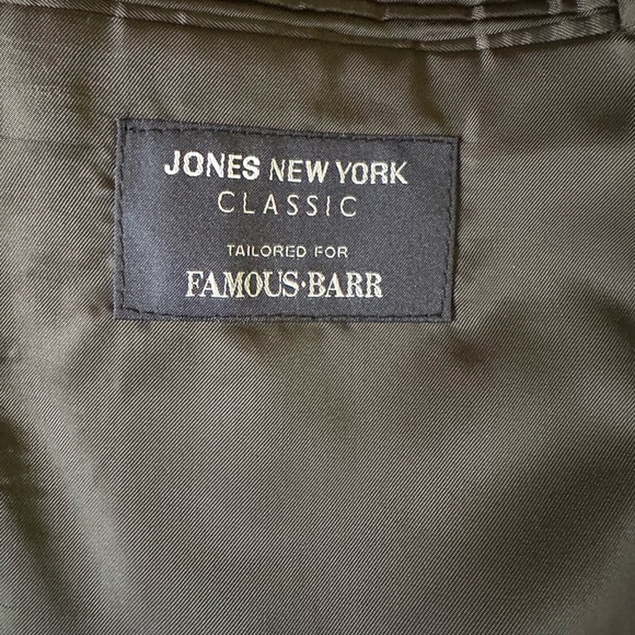 Jones New York Classic Men's Wool and Cashmere Olive Grenn Blazer Size 50L NWT - Picture 6 of 11